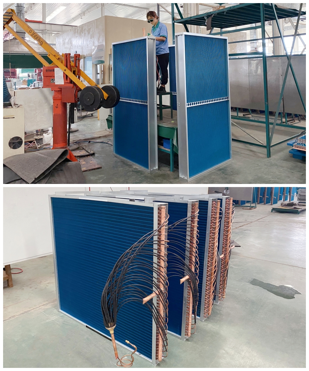 Figure 6 Shell and tube condenser evaporator production line Figura 6 Linea di produzione dell'evaporatore del condensatore con shell e tubo