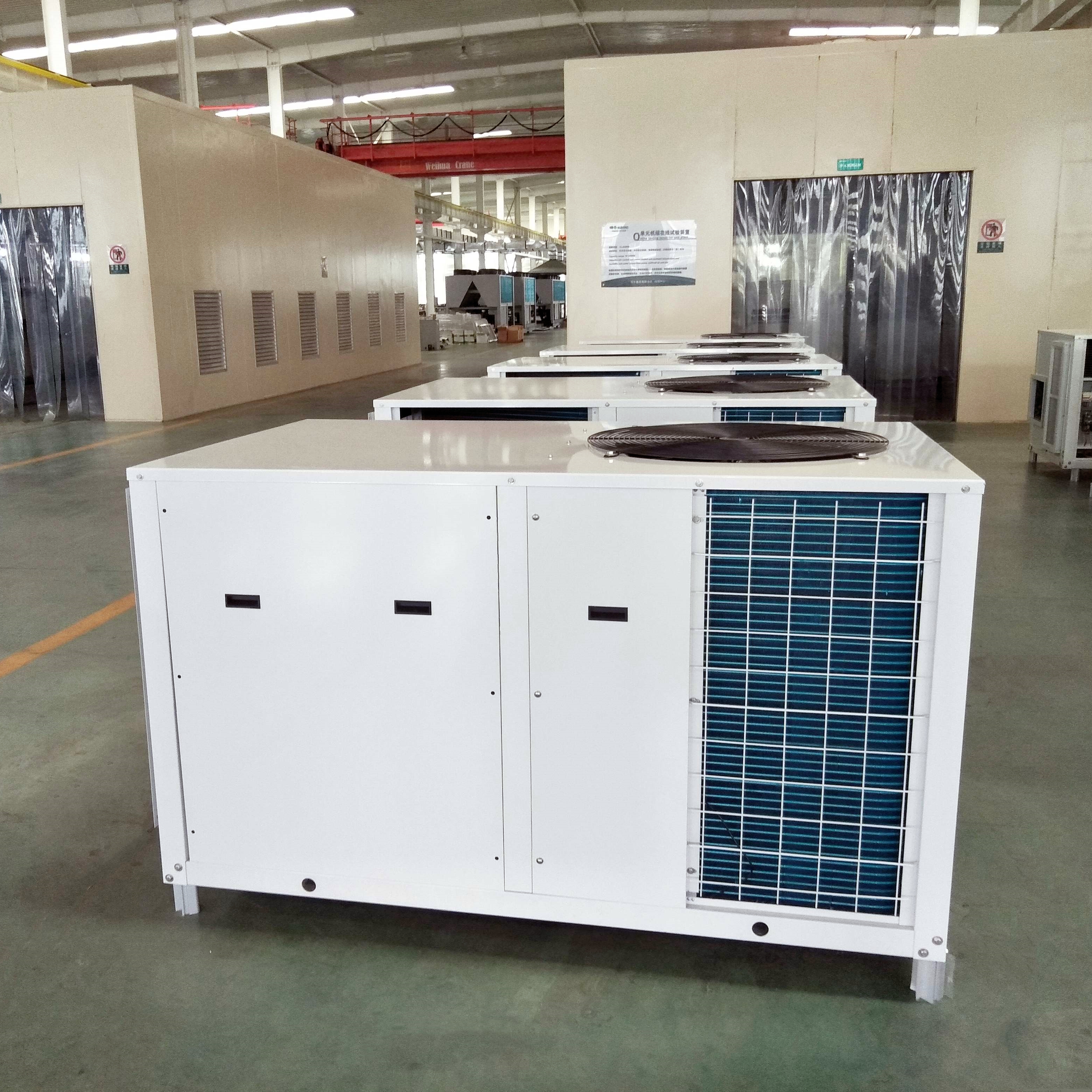 28KW 35kW 50kW Condizionatore commerciale Air Concepite unità confezionata con alimentazione orizzontale